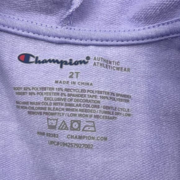 3-PCS~CHAMPION GIRL HEAVYWEIGHT TODDLER SET 2T - Picture 12 of 13